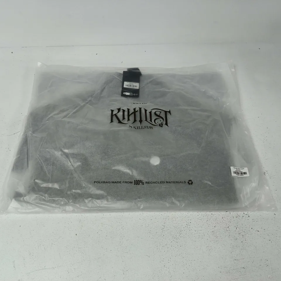 LOT OF 7 BRAND NEW KILLSTAR FALLING NIGHT COATS IN BLACK - VARIOUS SIZES
