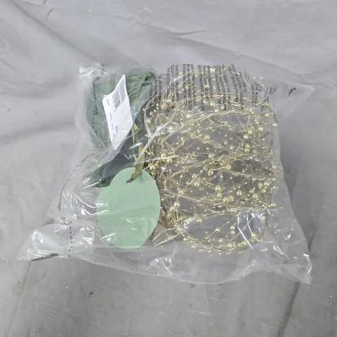 SARA BY SARA DAVIES SET OF 3 PRE LIT BEADED SPHERE'S