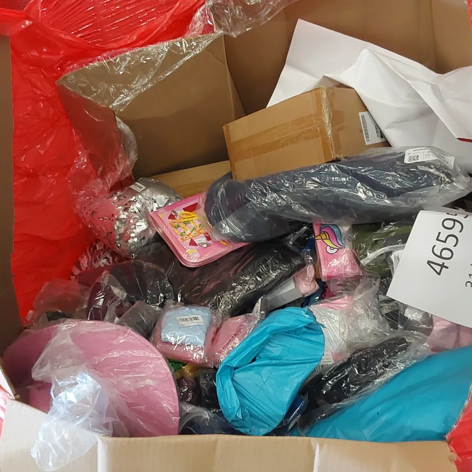 PALLET CONTAINING ASSORTED HOUSEHOLD PRODUCTS INCLUDING HAND BAGS, CHRISTMAS DECORATIONS AND WOMEN'S EARRINGS, INK CARTRIDGES, KIDS PRODUCTS ETC 