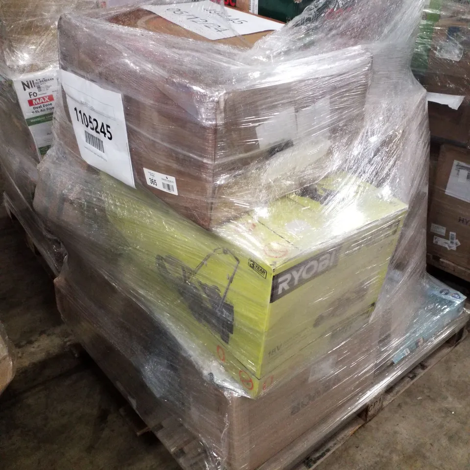 PALLET OF APPROXIMATELY 21 UNPROCESSED RAW RETURN HOUSEHOLD AND ELECTRICAL GOODS TO INCLUDE;