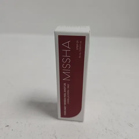 BOXED AND SEALED MISSHA PDRN NAD+ RENEW PEEL SHOT 25 ā STEP 01, 15 ML, FACIAL SKIN CARE