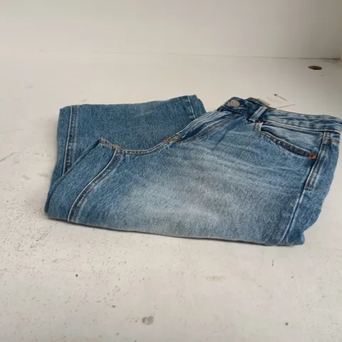 STRADIVARIUS D92 STRAIGHT WIDE DENIM JEANS – UK 8 (EU 36)