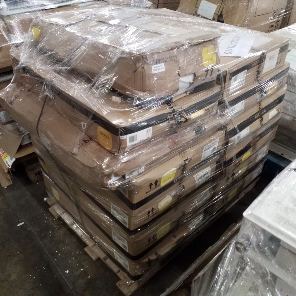 PALLET CONTAINING APPROXIMATELY 13 BATHSTORE FLAT PACK VANITY UNITS