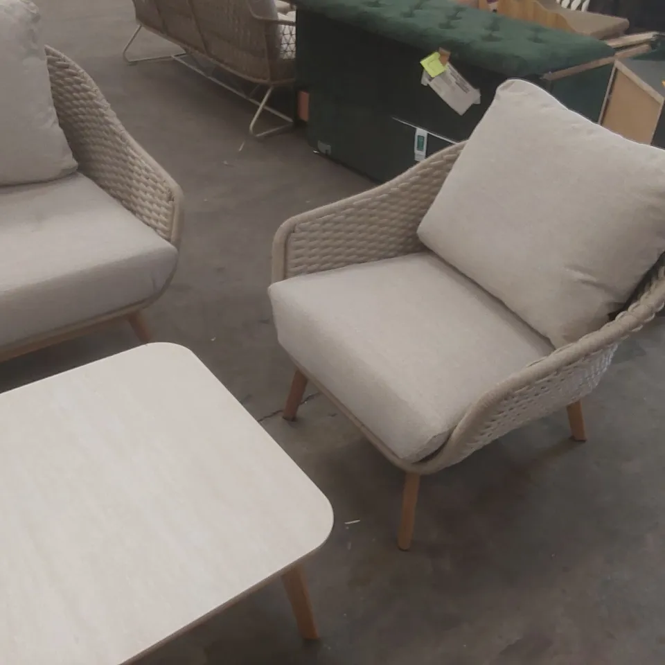 CAMBERLEY THICK ROPE WEAVE SOFA SET
