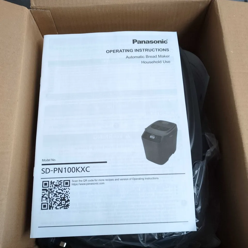 PANASONIC AUTOMATIC BREAD MAKER SD-PN100KXC (BLACK)