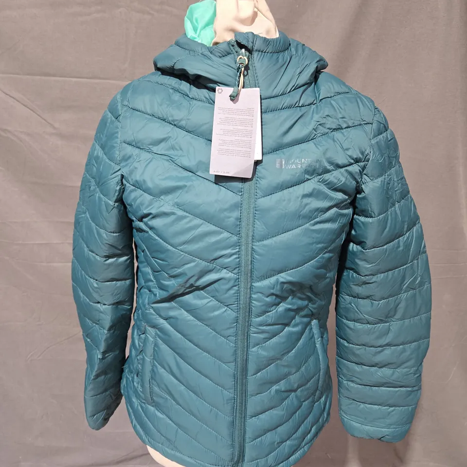 MOUNTAIN WAREHOUSE SEASONS WOMENS PADDED JACKET IN CACTUS GREEN SIZE 6