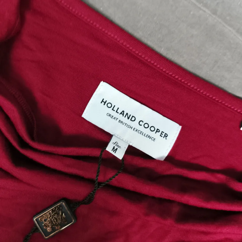 HOLLAND COOPER ELLEN TOP IN WINE - MEDIUM