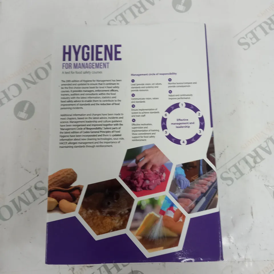 HYGIENE FOR MANAGEMENT 20TH EDITION 2022 RICHARD A SPRENGER