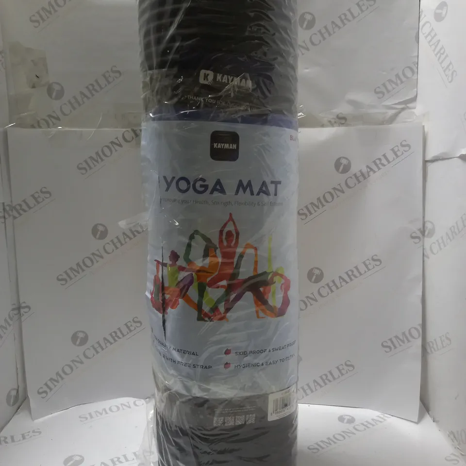 SEALED KAYMAN YOGA MAT IN BLACK