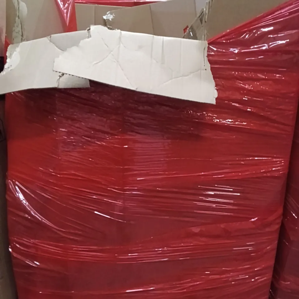 PALLET OF ASSORTED ITEMS TO INCLUDE - RUG, HOOVER & TROLLEY
