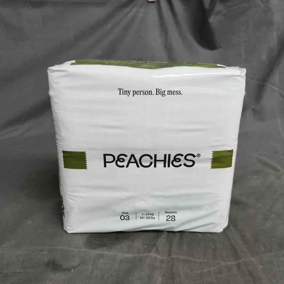 PEACHIES BABY NAPPIES SIZE 03 (7-13 KG), 28 NAPPIES – SEALED PACK