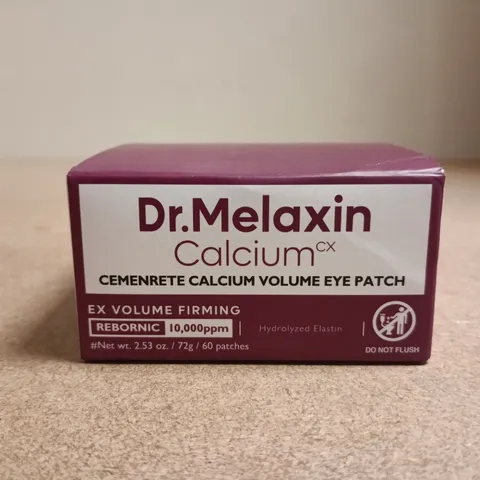 BOXED DR. MELAXIN CALCIUM CX EYE PATCH β CALCIUM VOLUME EYE PATCH