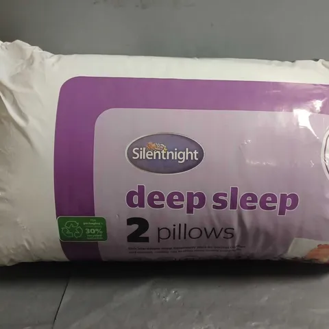 SEALED SILENT NIGHT DEEP SLEEP 2 PILLOWS 