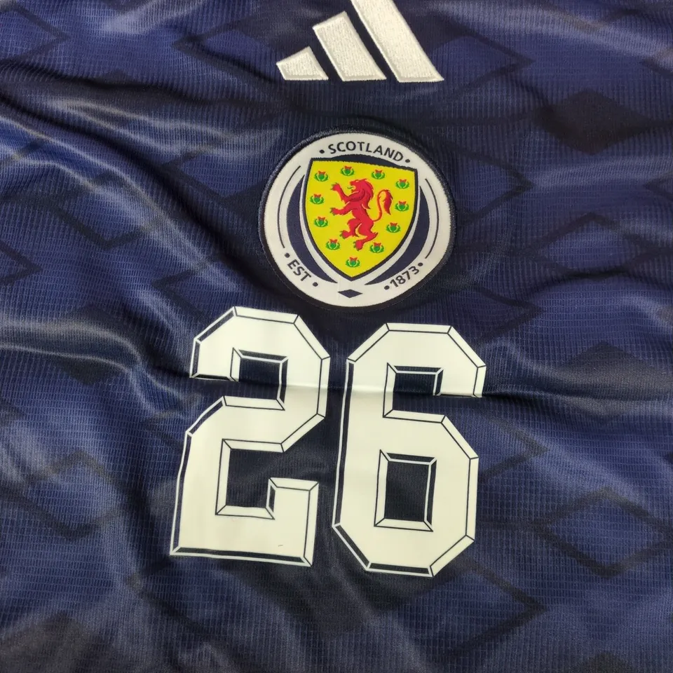 ADIDAS SCOTLAND HOME JERSEY (#26 - BARRA GIN) - SMALL