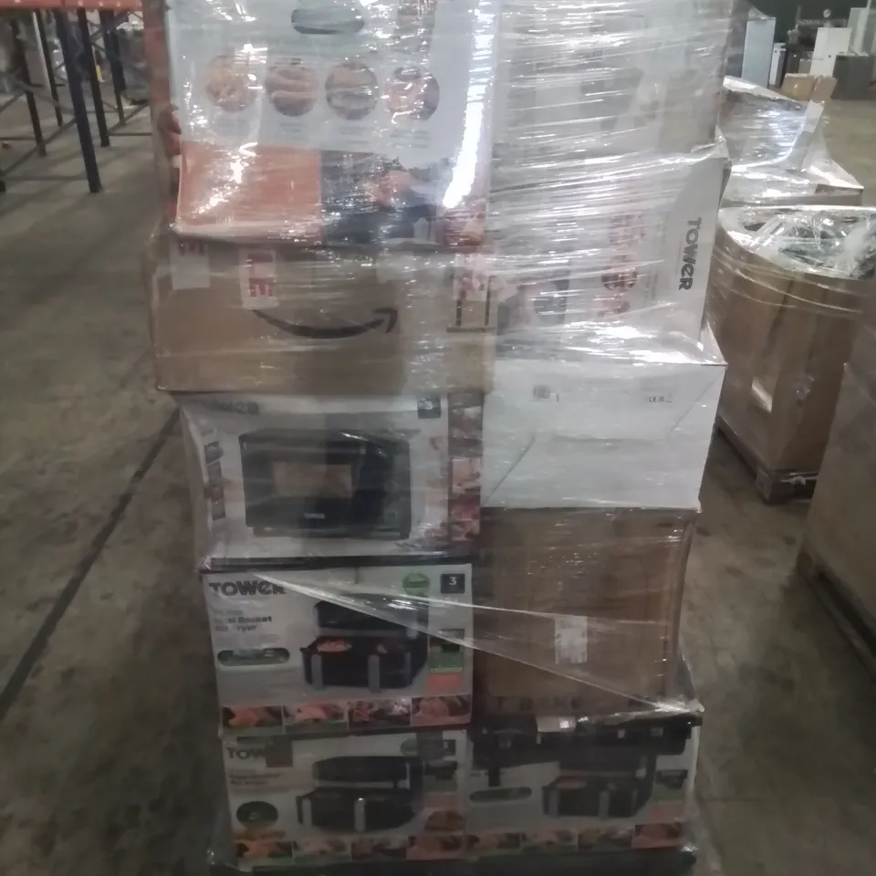 PALLET OF APPROXIMATELY 30 UNPROCESSED RAW RETURN HOUSEHOLD AND ELECTRICAL GOODS TO INCLUDE;