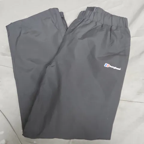 BERGHAUS U DRIFT TROUSERS IN BLACK - SIZE 9-10