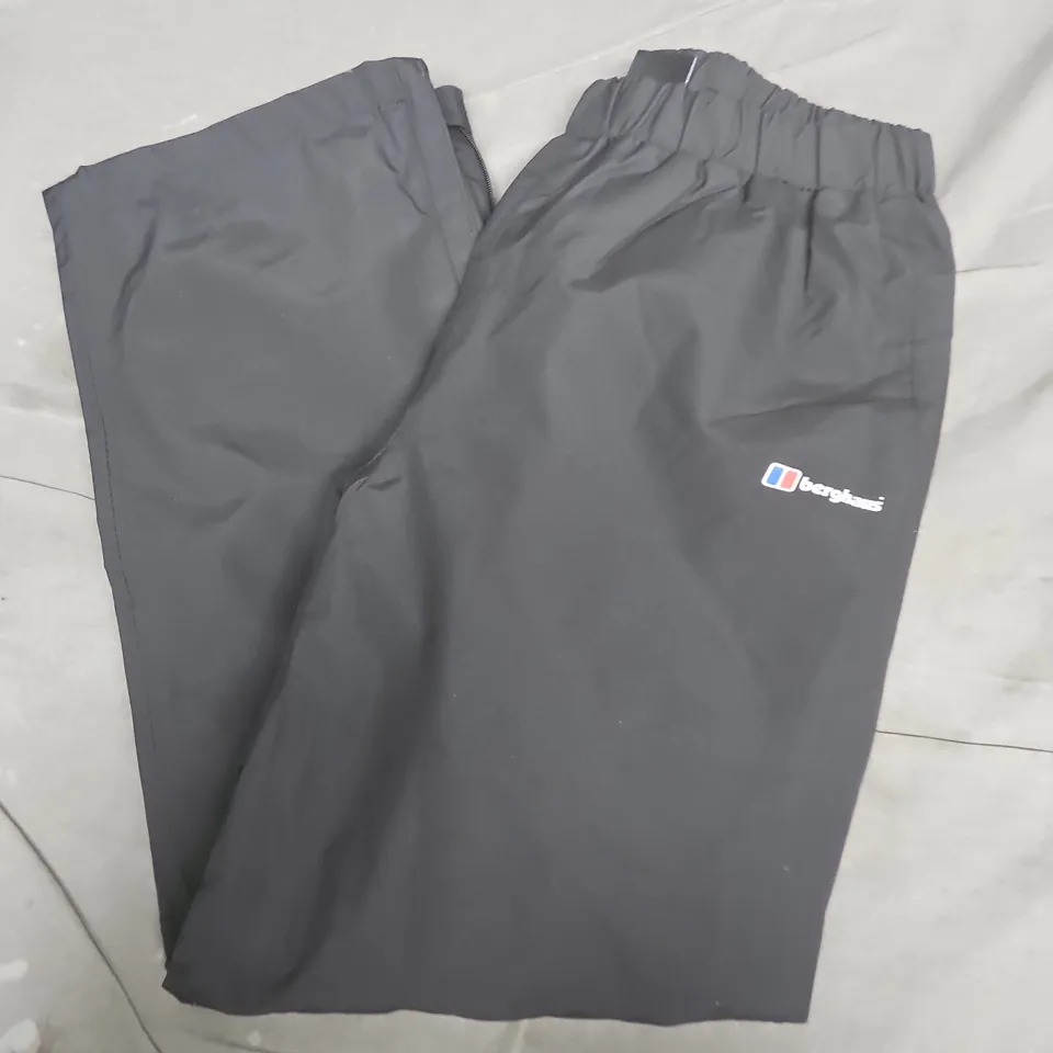 BERGHAUS U DRIFT TROUSERS IN BLACK - SIZE 9-10