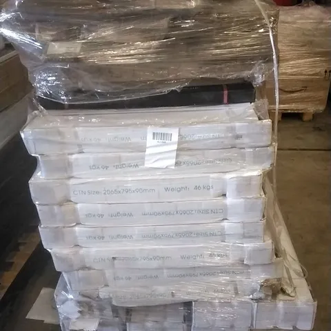 PALLET OF APPROX 25 ASSORTED SHOWER SCREENS AND ACCESSORIES TO INCLUDE TRINITY PREMIUM, BROOKLYN, CLEAN&CLEAR ETC