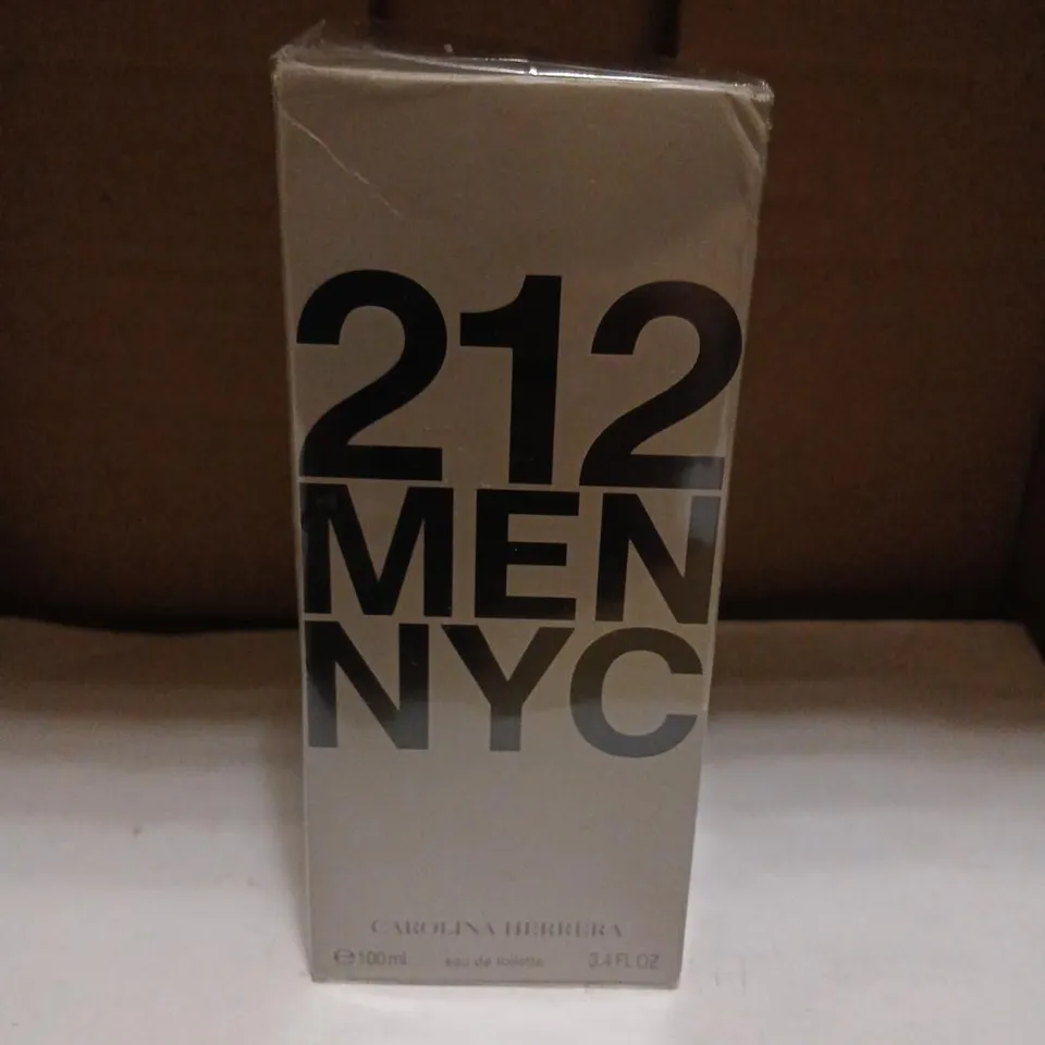 BOXED AND SEALED 212 MEN NYC CAROLINA HERRERA EAU DE TOILETTE 100ML