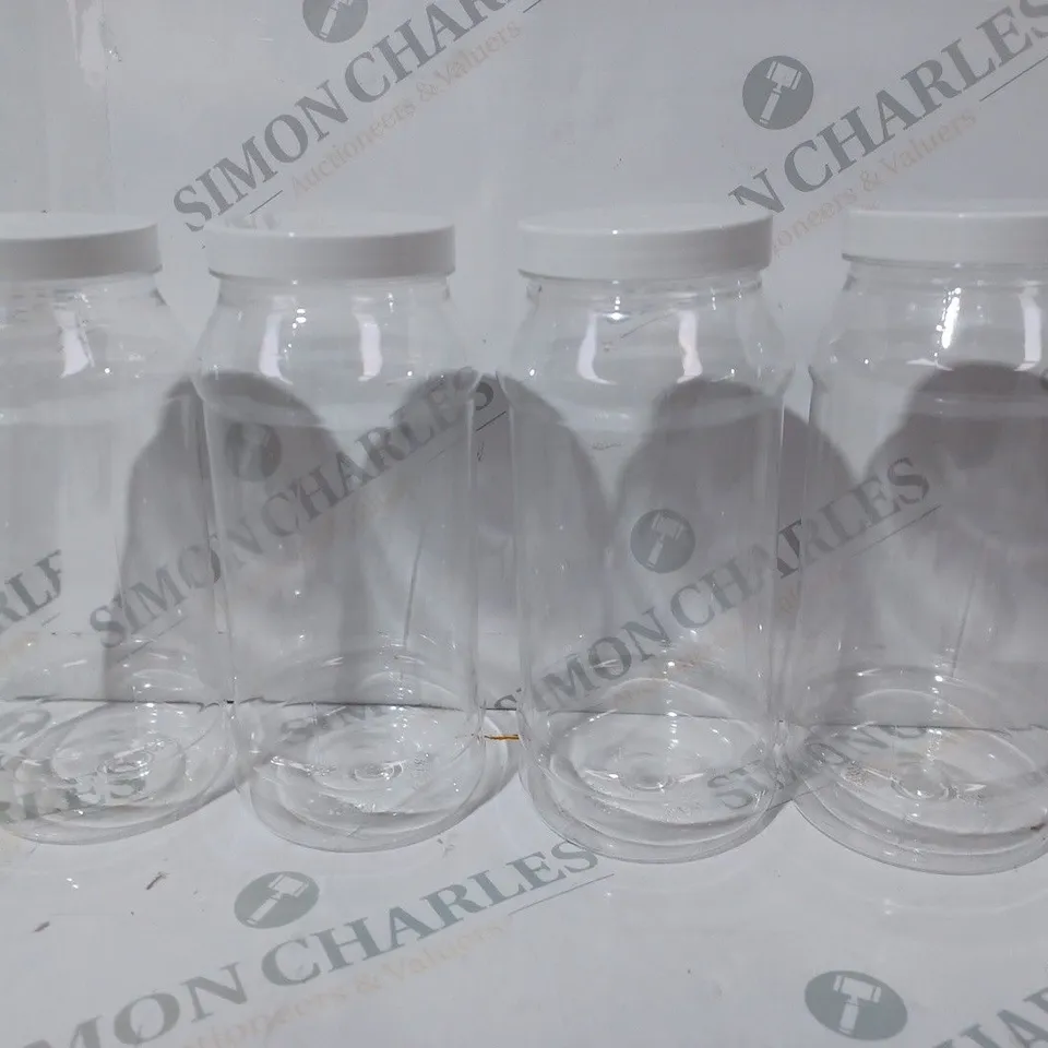 BOXED UNBRANDED SET OF 10 TRANSPARENT PLASTIC FOOD CONTAINERS