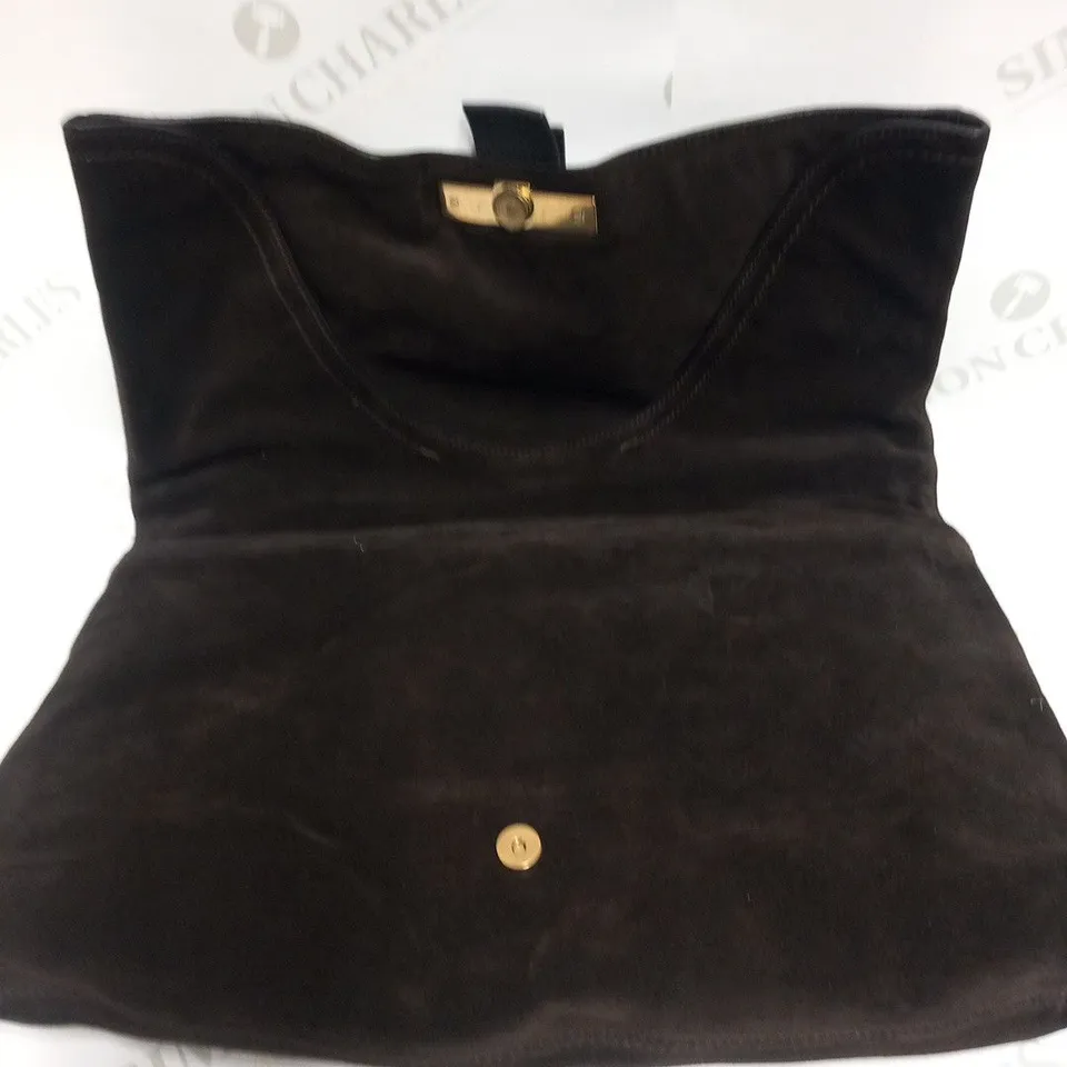 LANVIN BLACK CLUTCH BAG
