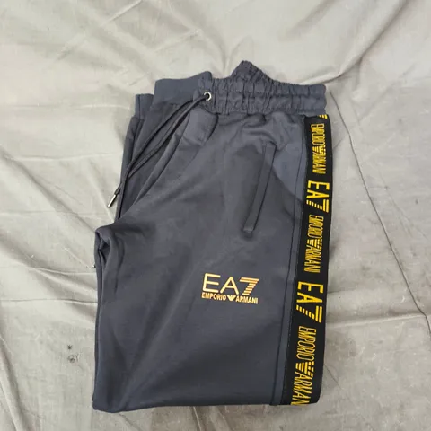 EA7 EMPORIO ARMANI MEN'S JOGGERS – BLACK, SIZE S