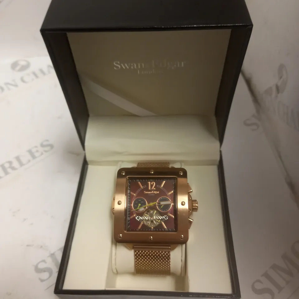 SWAN AND EDGAR GENTILITY ROSE WATCH