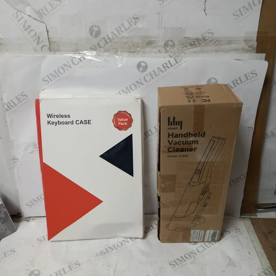 12 RANDOM ELECTRICAL ITEM INCLUDING HEADPHONES, PET WATER FOUNTAIN, HAND HELD VACUM CLEANER