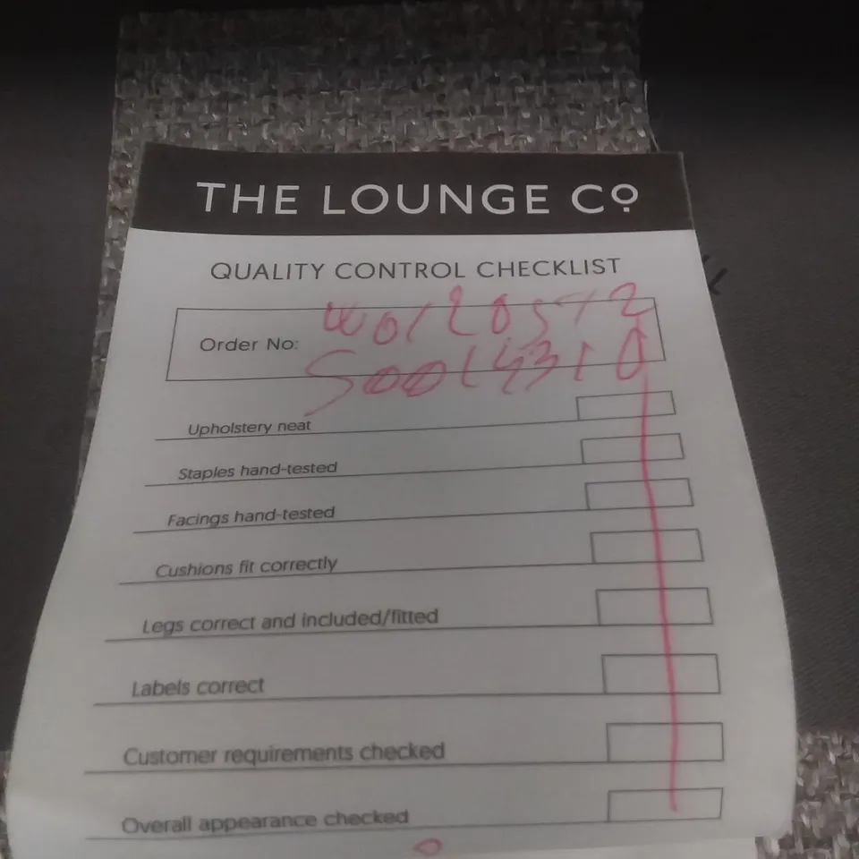 QUALITY BRITISH DESIGNER LOUNGE CO. ROSE 2.5 SEATER SOFA  FABRIC 