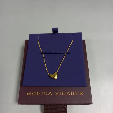 MONICA VINADER HEART CHAIN NECKLACE