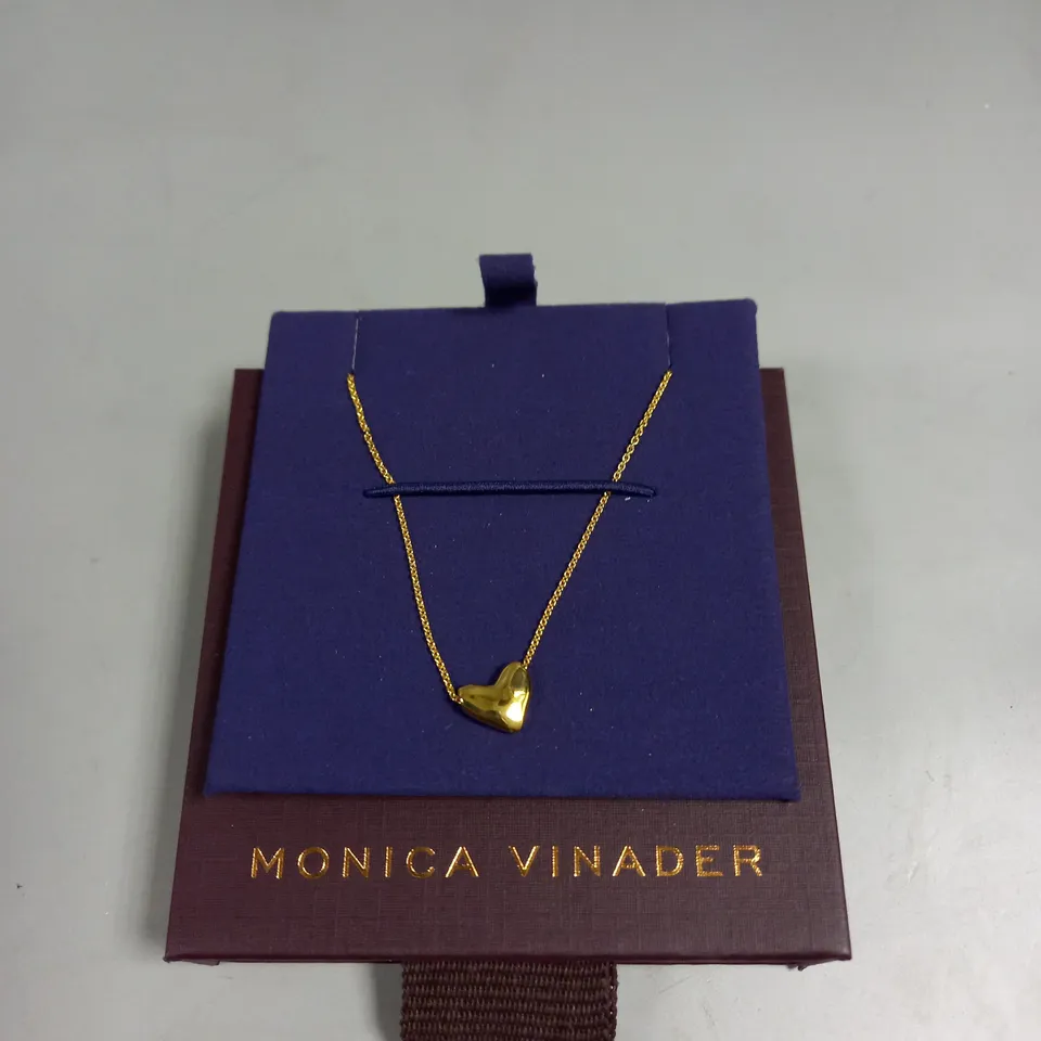 MONICA VINADER HEART CHAIN NECKLACE