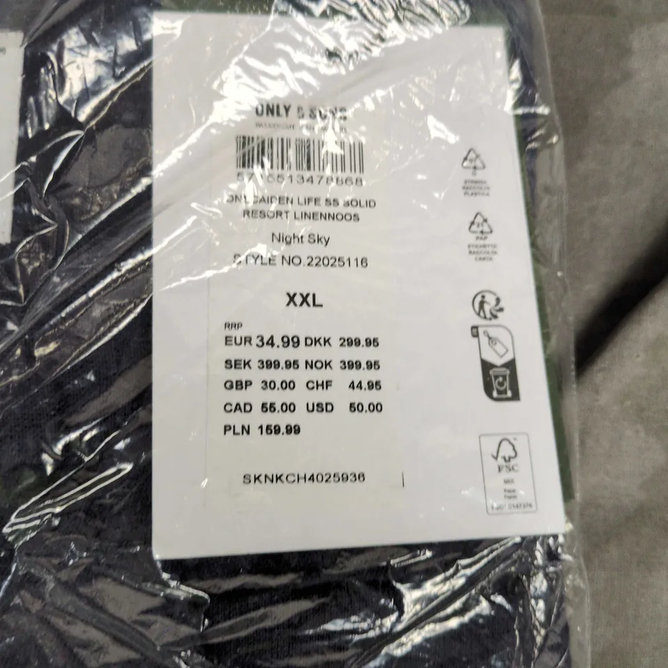 ONLY & SONS NIGHT SKY SHIRT – MEN’S XXL