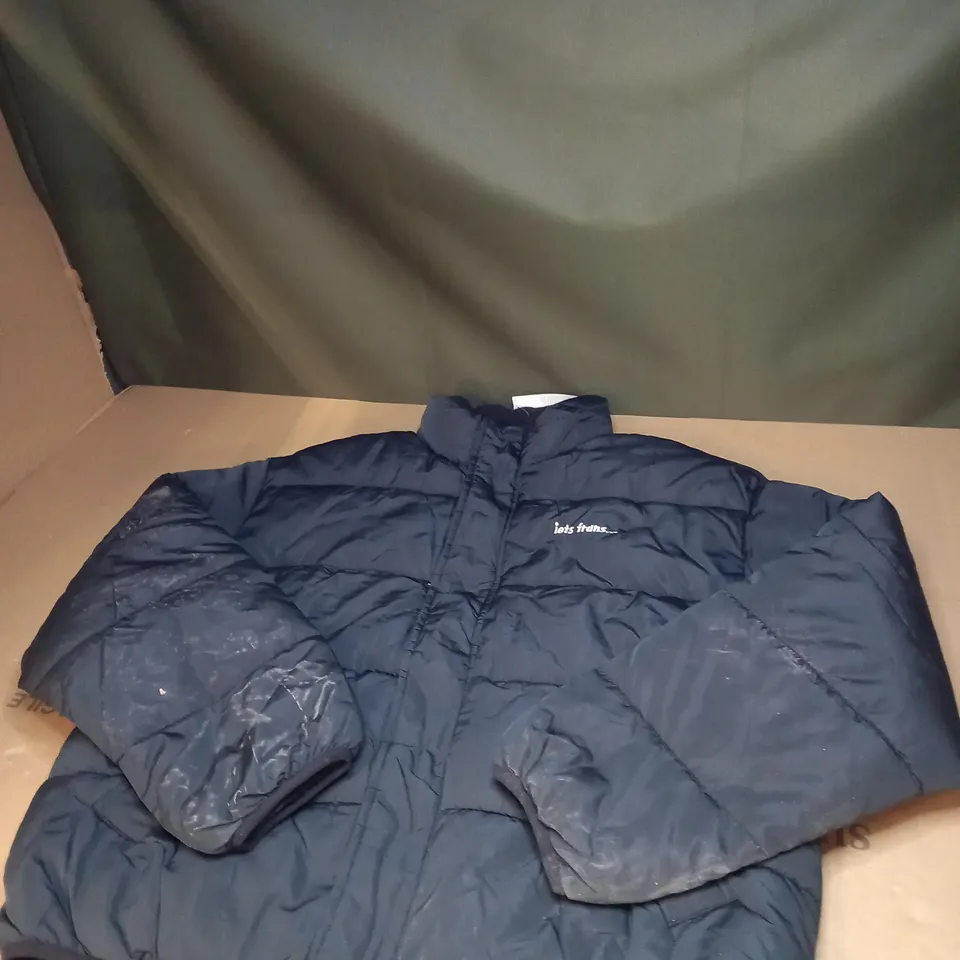 MENS BLACK BUBBLE COAT SIZE XS