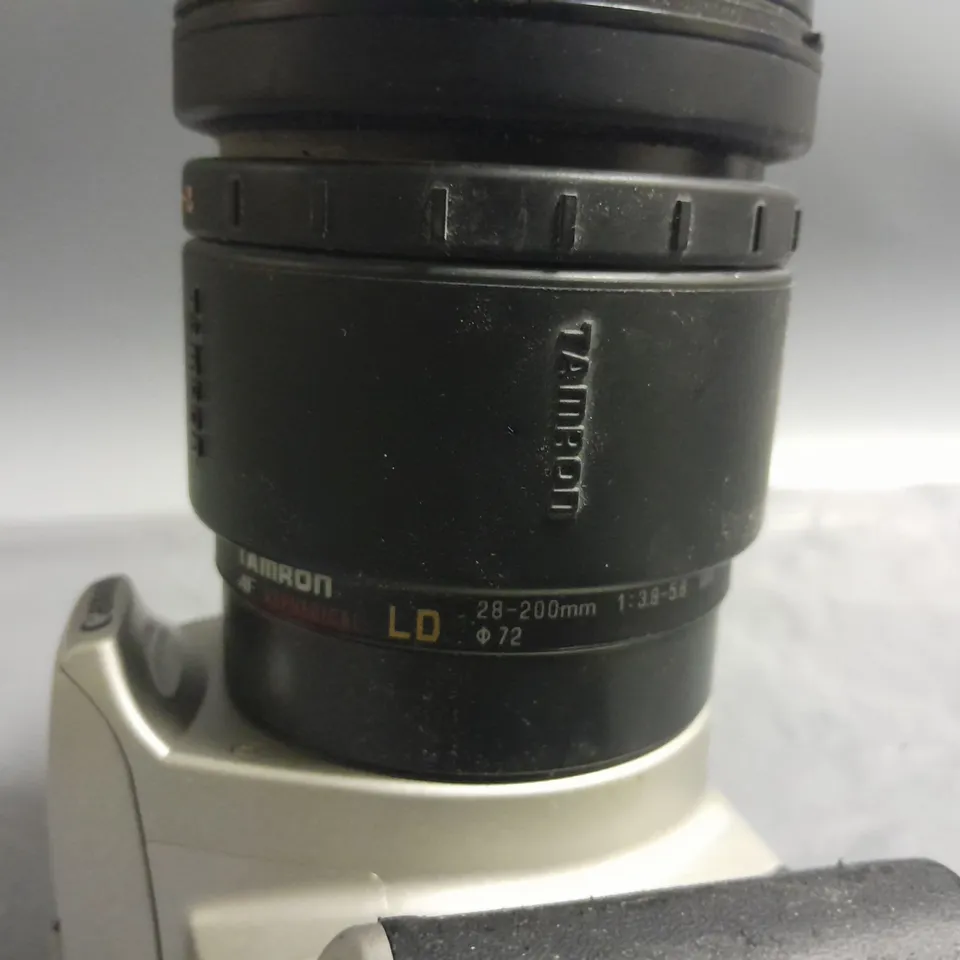 UNBOXED CANON EOS 300 CAMERA WITH TAMRON JESSOP 72MM LENS