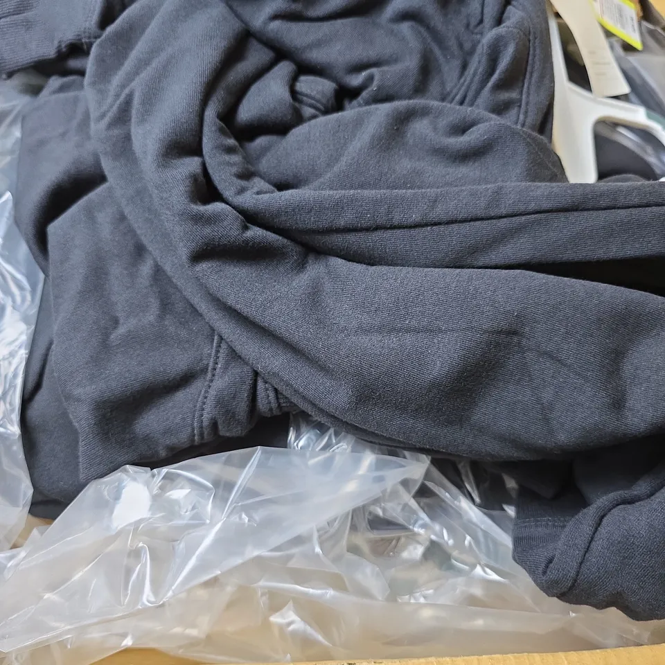 BOX OF APPROXIMATELY 12 ALL IN MOTION BLACK JOGGERS - SIZE M