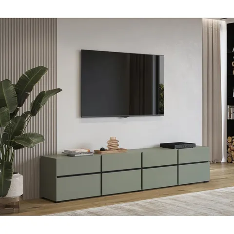 BOXED BUJANOV TV STAND FOR TVS UP TO 85" (2 BOXES)