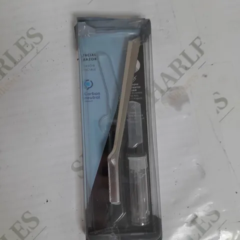 TWEEZERMAN FACIAL RAZOR WITH SPARE BLADES