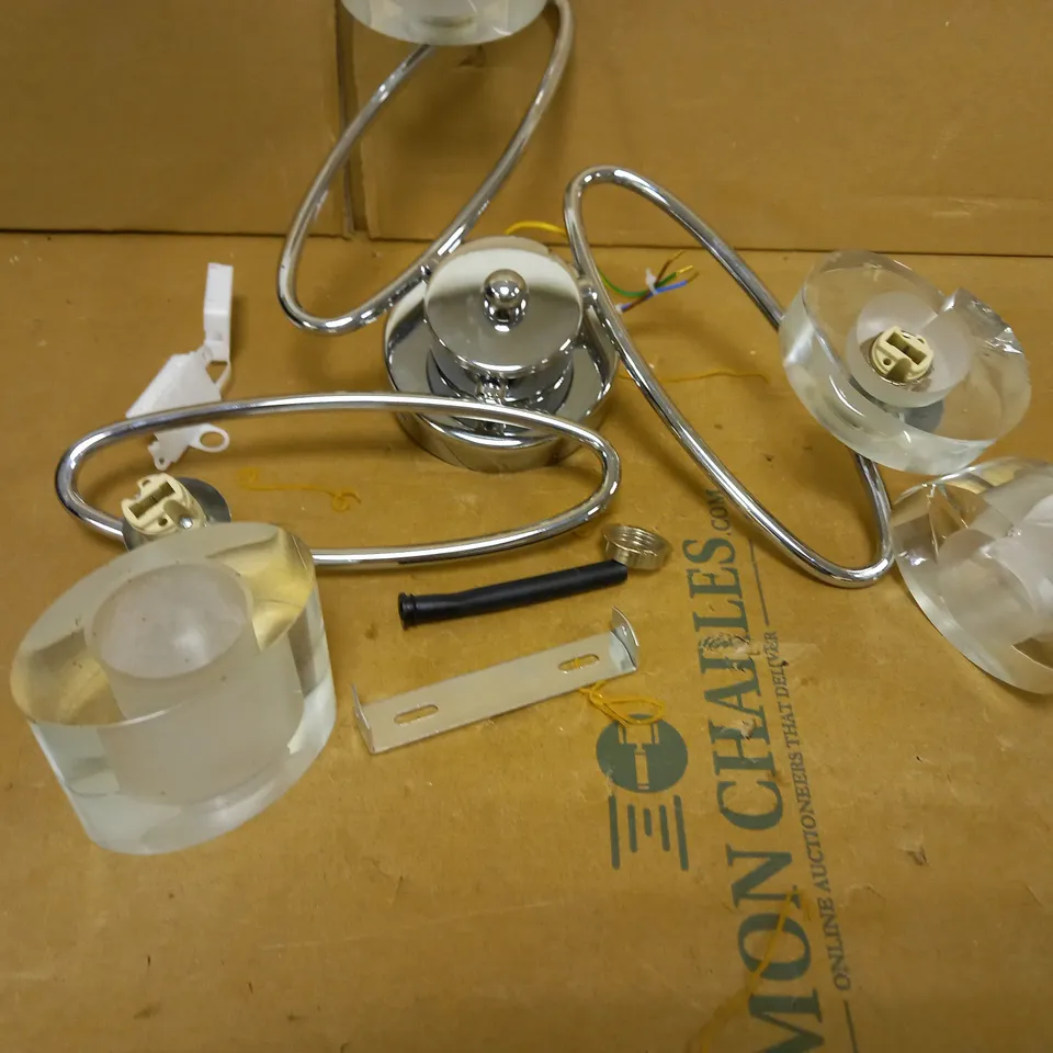 JOHN LEWIS ZOLA 3-LIGHT FLUSH CEILING LIGHT
