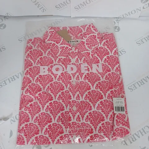BAGGED BODEN FLORAL PATTERN SHIRT SIZE 12R