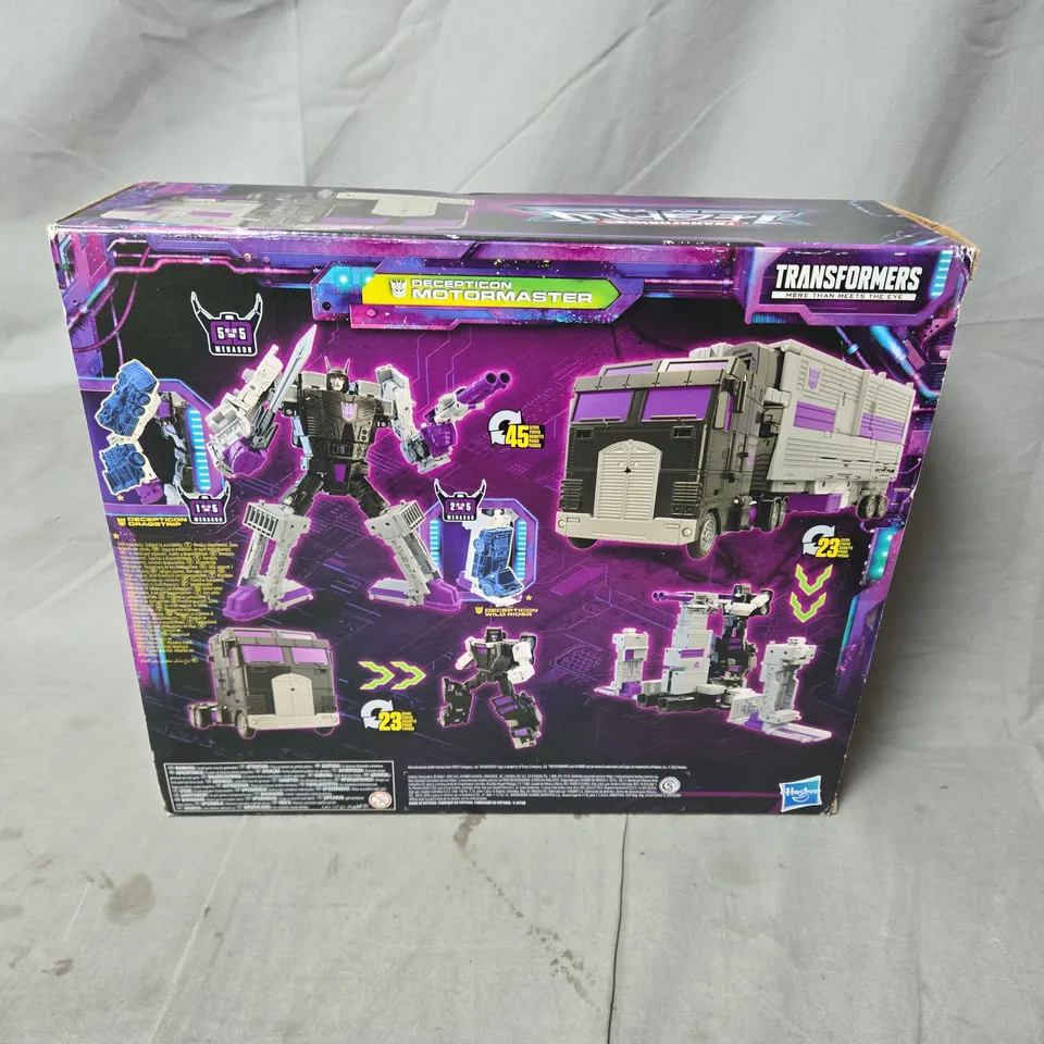 TRANSFORMERS GENERATIONS MOTORMASTER – DECEPTICON BOXED ACTION FIGURE