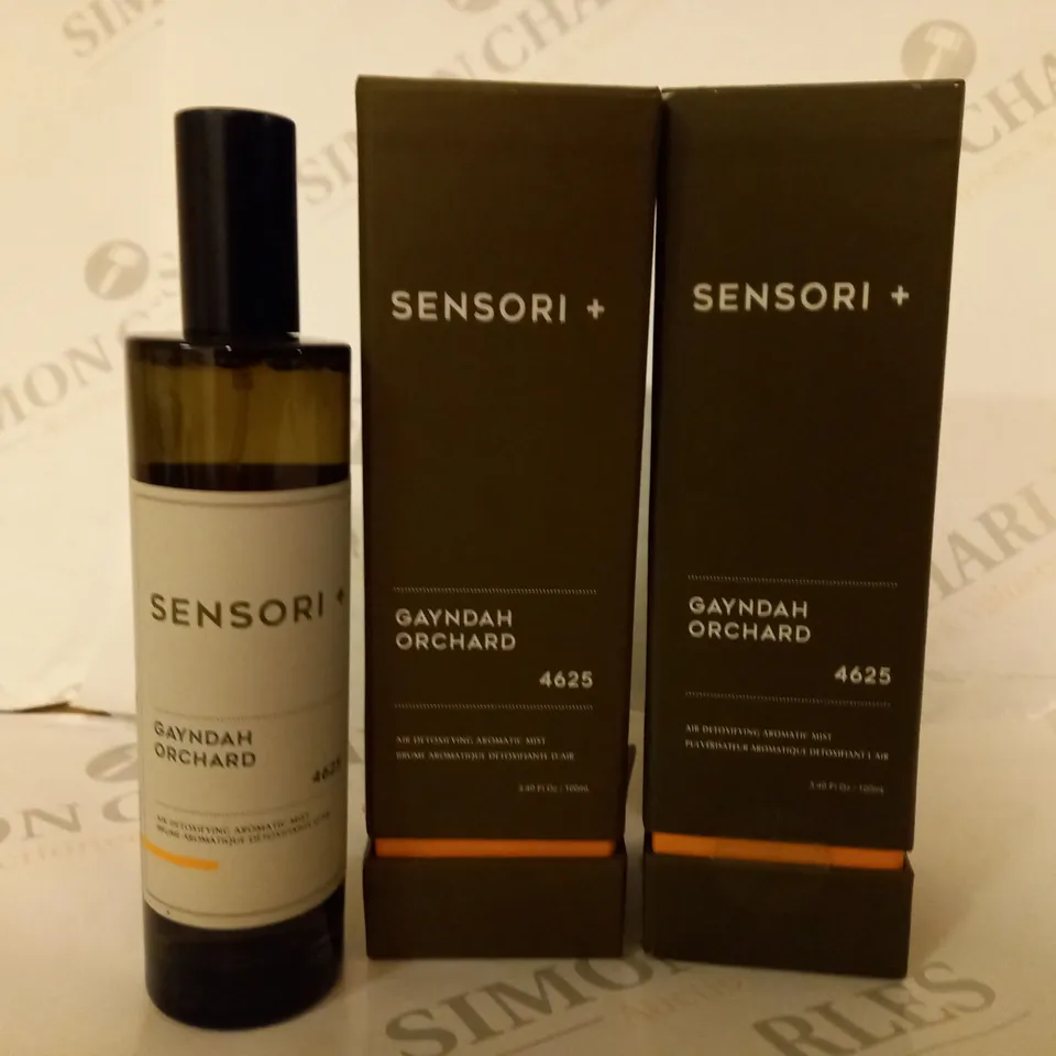 BOX OF 2 SENSORI+ GAYNDAH ORCHARD 4625 AIR DETOXOFYING MIST - 2X100ML