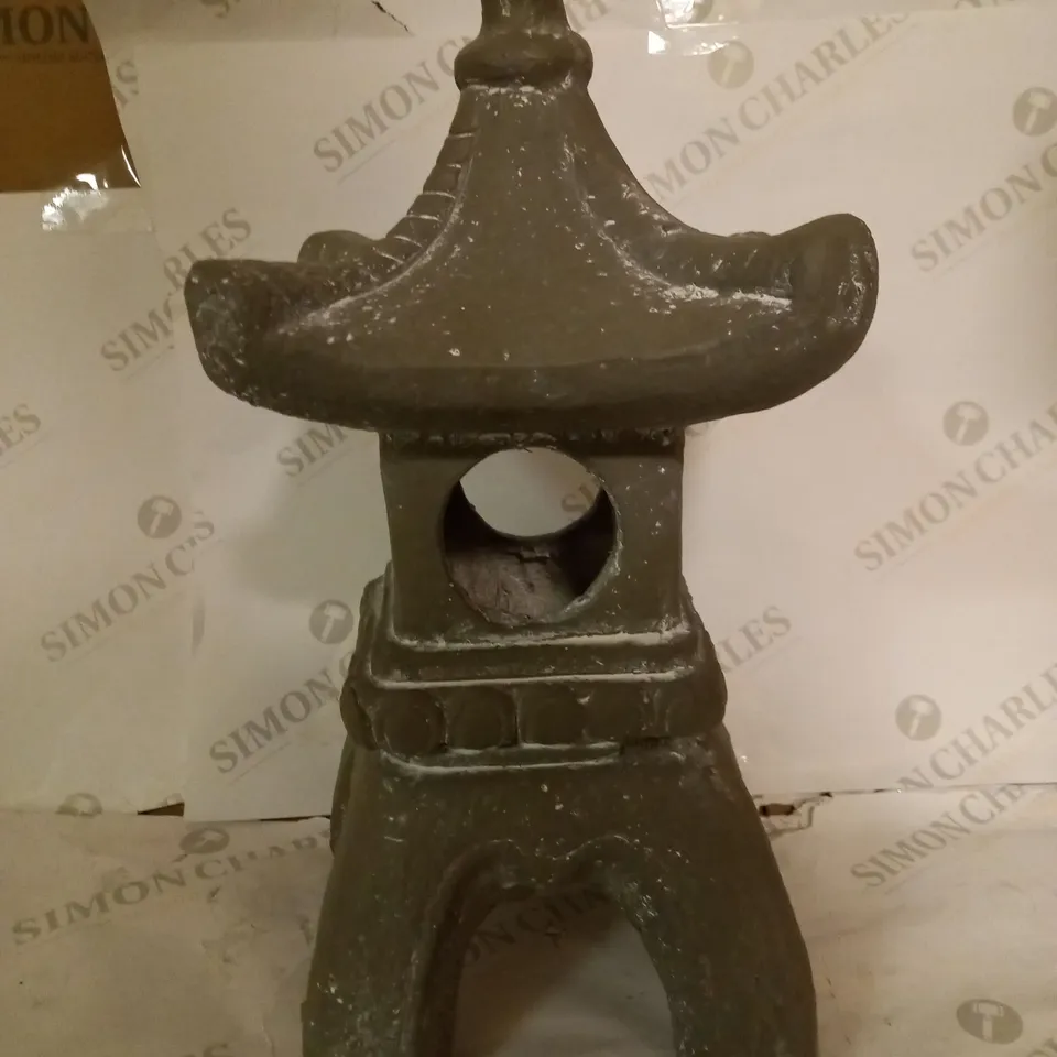 JAPANESE PAGODA TEA LIGHT GARDEN DECORATION