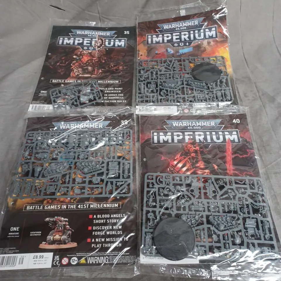 WARHAMMER 40K IMPERIUM X4 ASSORTED WEEKLY ISSUES