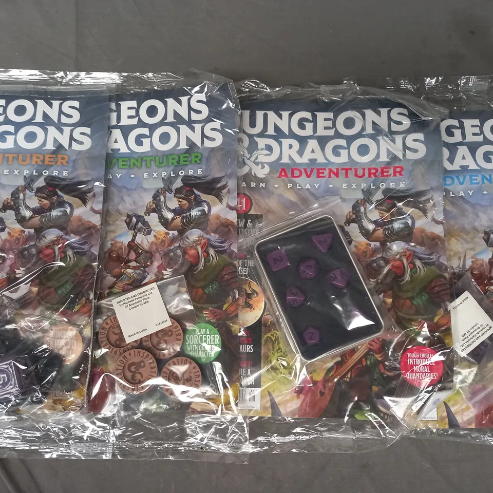 DUNGEONS & DRAGONS SET OF 4 COLLECTIBLE MAGAZINES