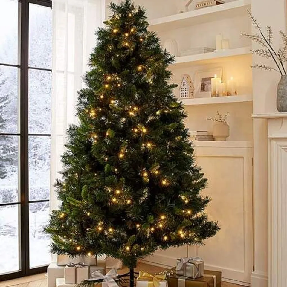 MALMO PRE LIT TREE MP397 GREEN 6FT BOXED 