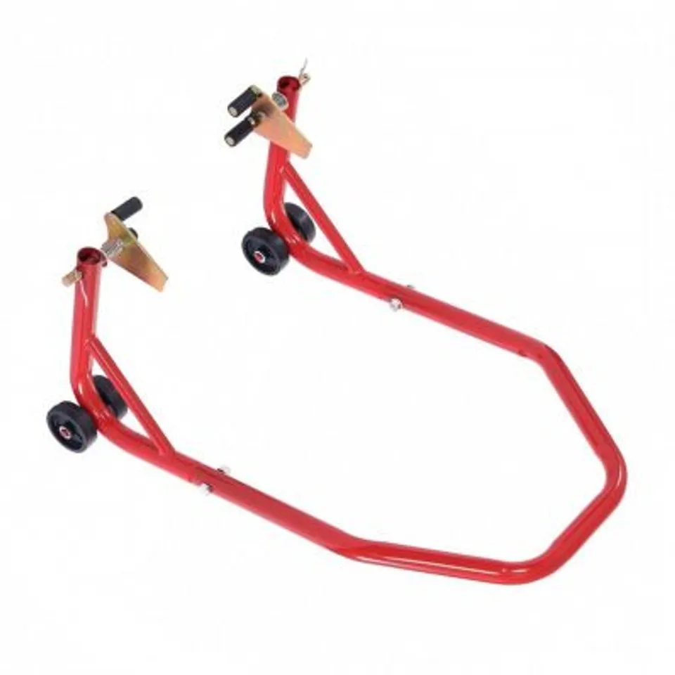 BOXED OYPLA HEAVY DUTY REAR MOTOR BIKE WORKSHOP PIT MOTORCYCLE PADDOCK STAND