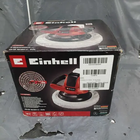 BOXED EINHELL CORDLESS CAR POLISHING MACHINE 