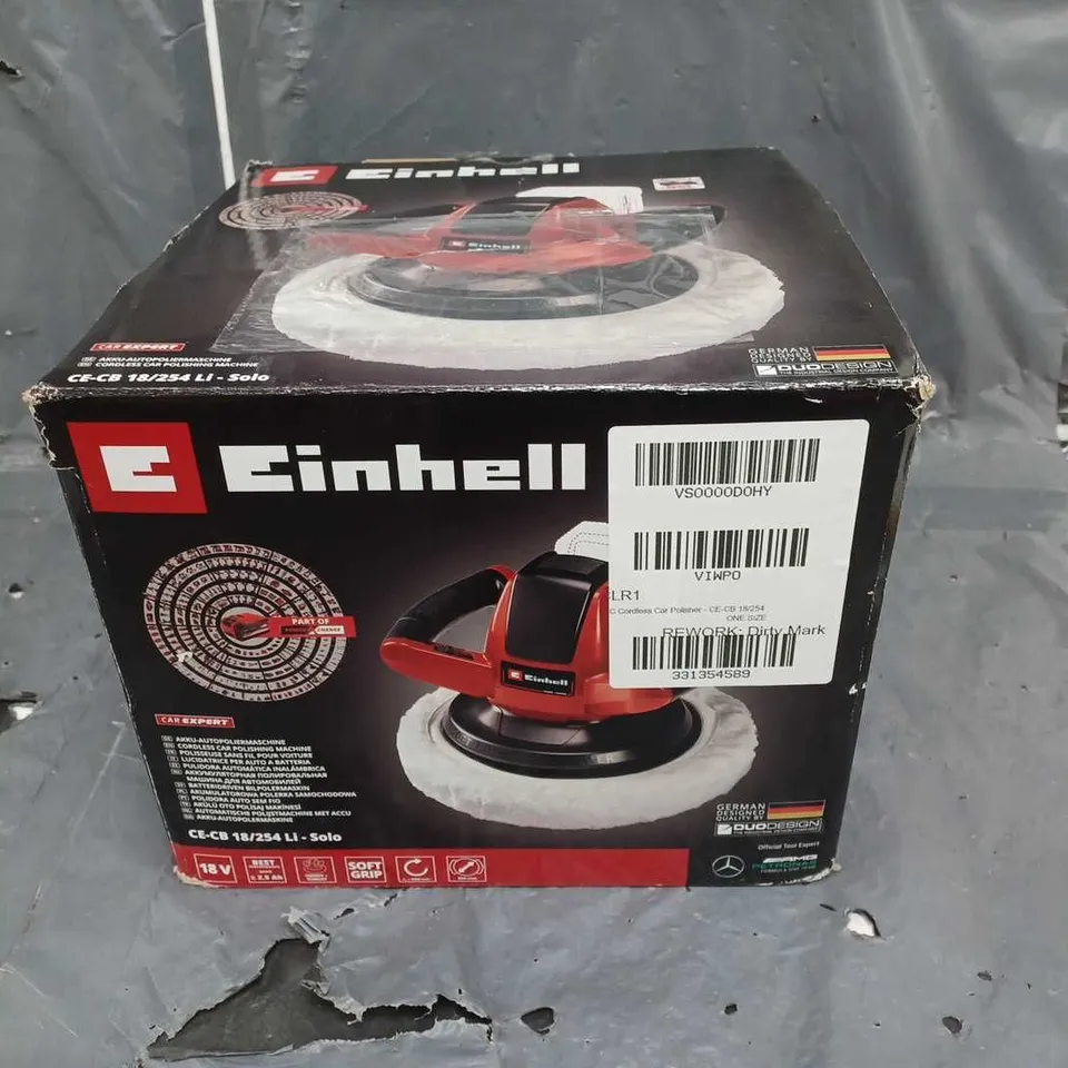 BOXED EINHELL CORDLESS CAR POLISHING MACHINE 