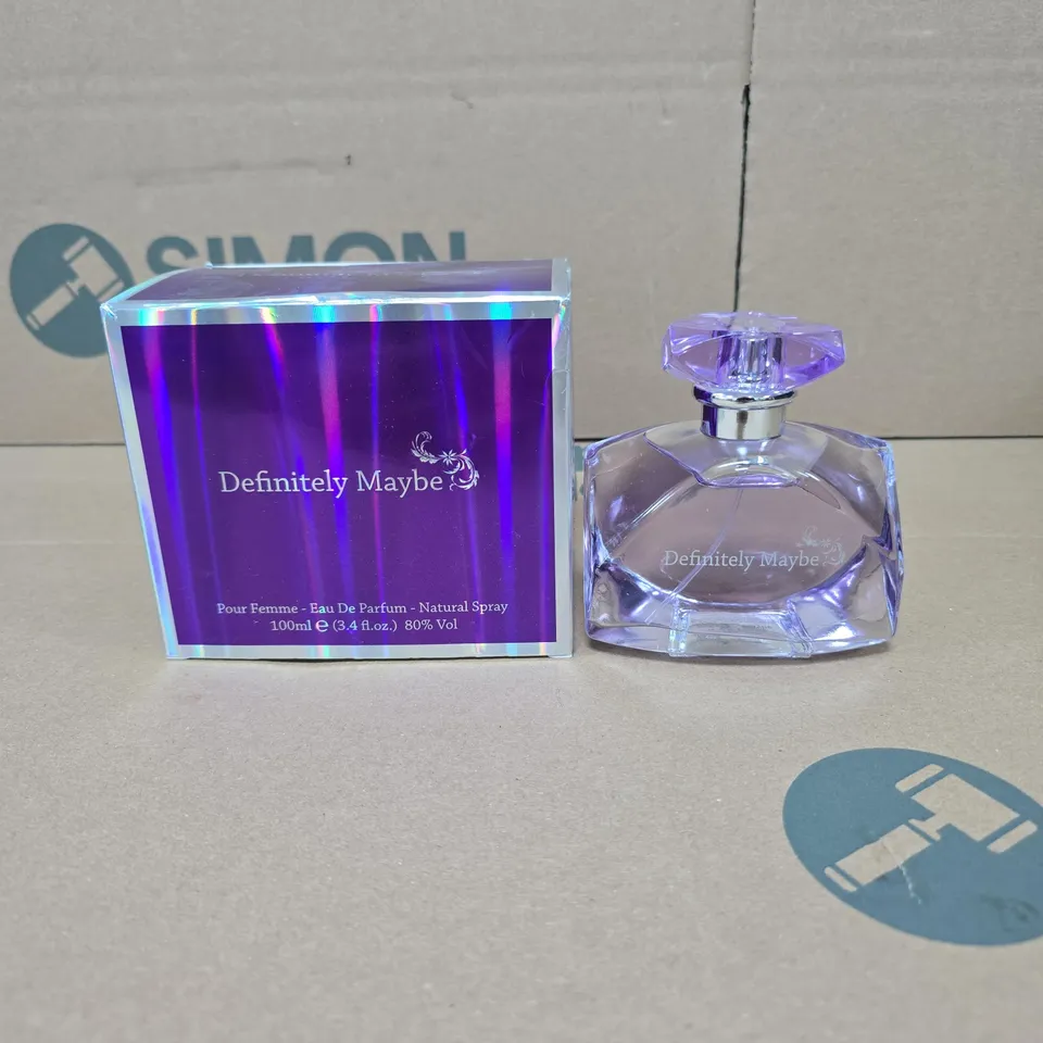 DEFINITELY MAYBE POUR FEMME EAU DE PARFUM 100ML BOXED