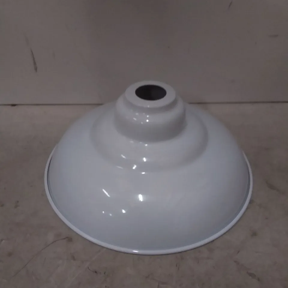 1-LIGHT WHITE DOME LIGHTSHADE